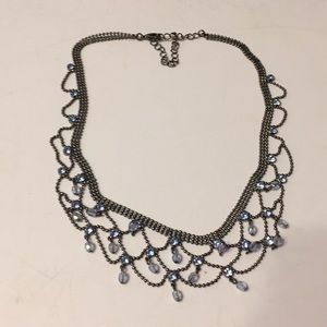 Blue sapphire necklace